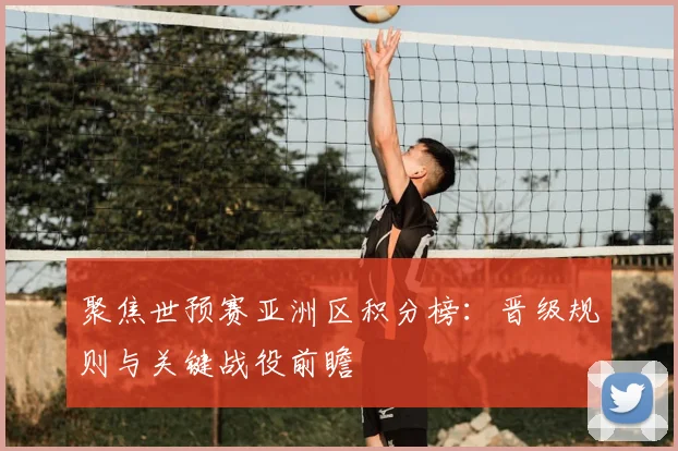 聚焦世预赛亚洲区积分榜:晋级规则与关键战役前瞻